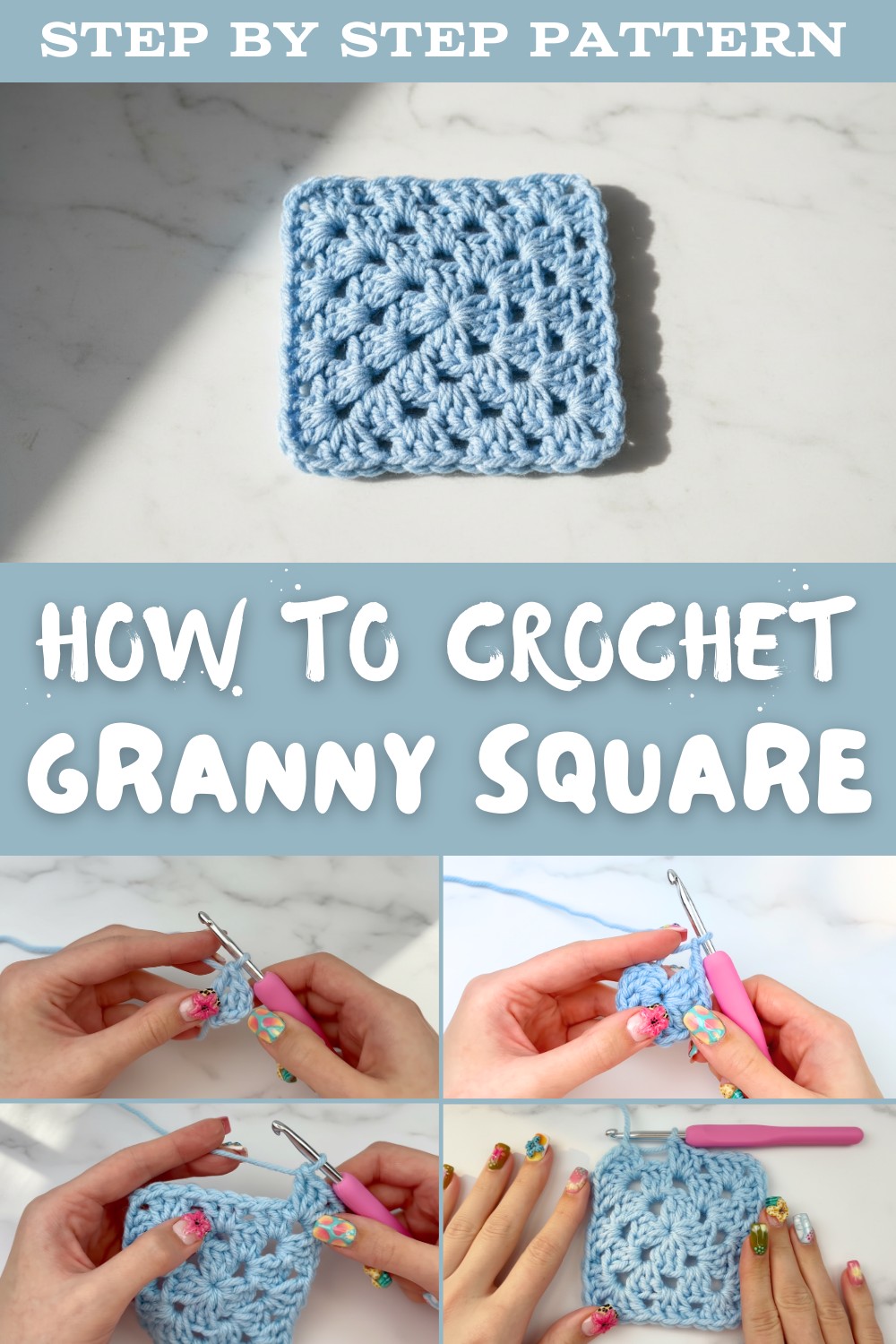 How To Crochet A Granny Square Pattern