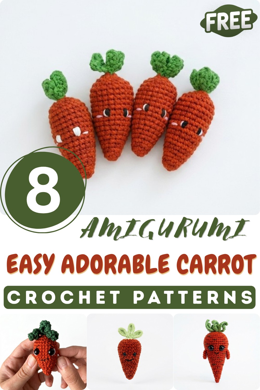 8 Crochet an Adorable Carrot Easy Pattern Guide
