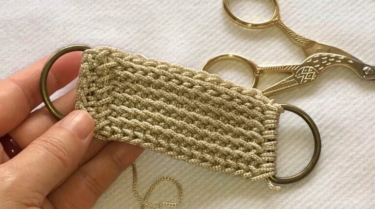 Crochet Bag Handle Pattern 2