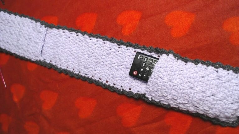 Crochet Remote Control Caddy Pattern 2