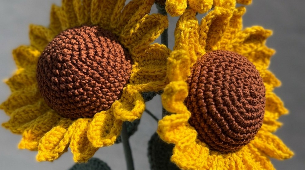 Crochet Sunflower Petals Pattern 2