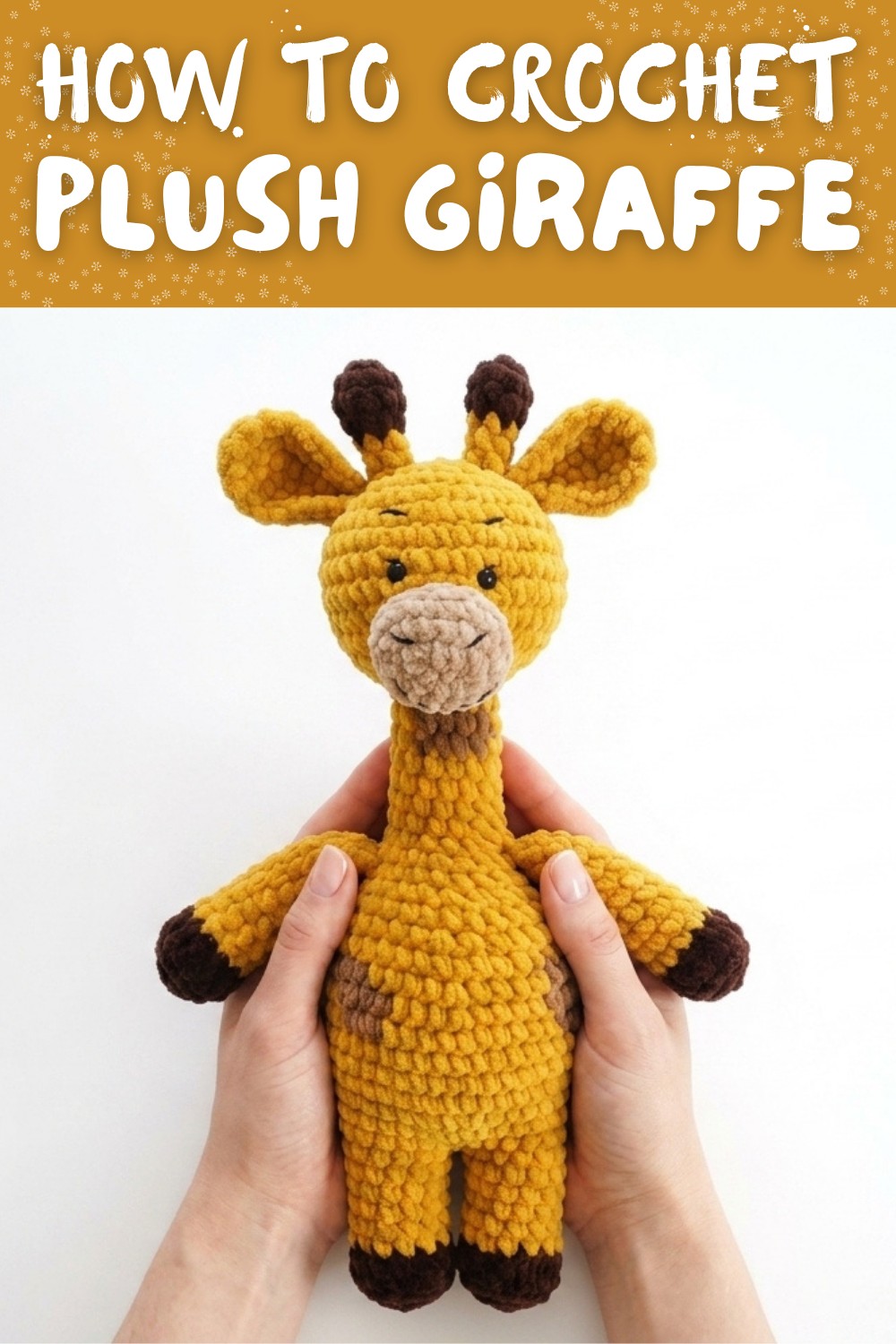 Crochet giraffe tutorial STEP by STEP