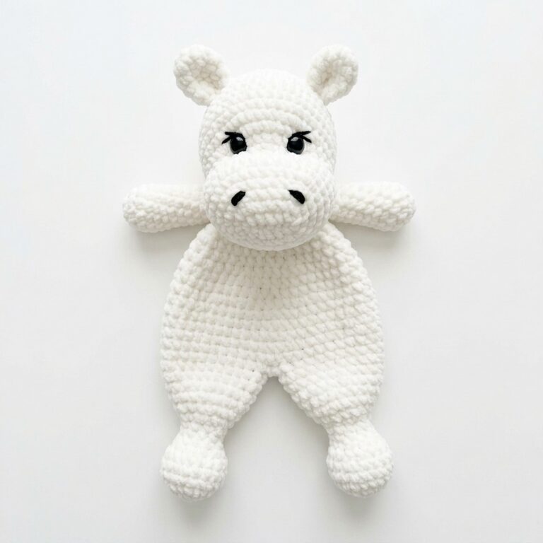 Free Animal Lovey Pattern – Plush Security Blanket Amigurumi