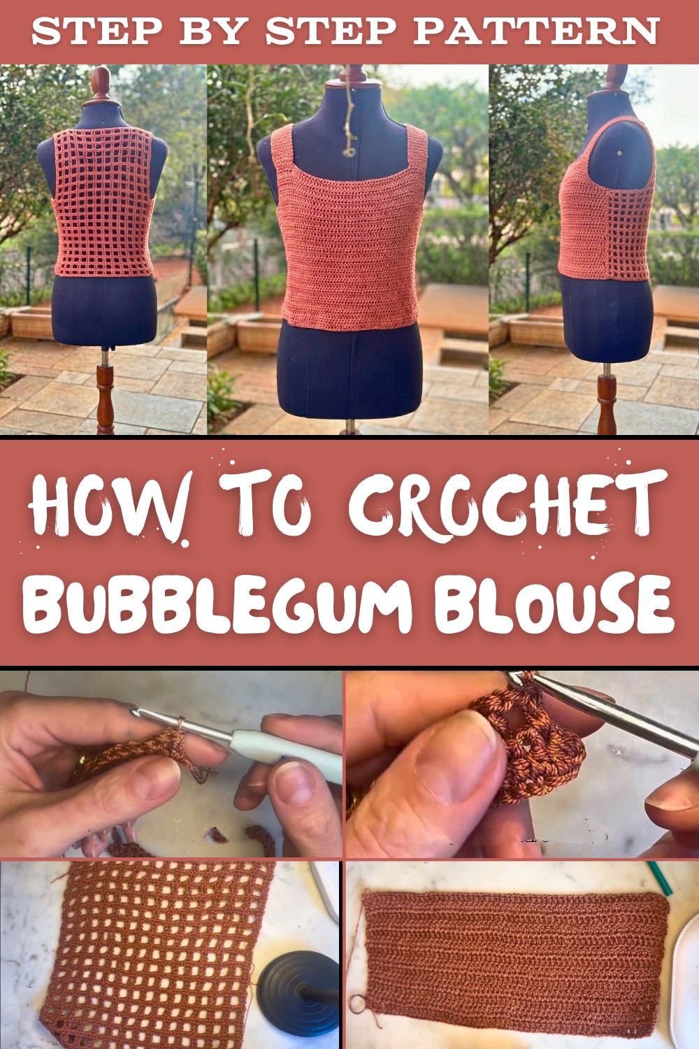 Free Crochet Bubblegum Blouse Pattern
