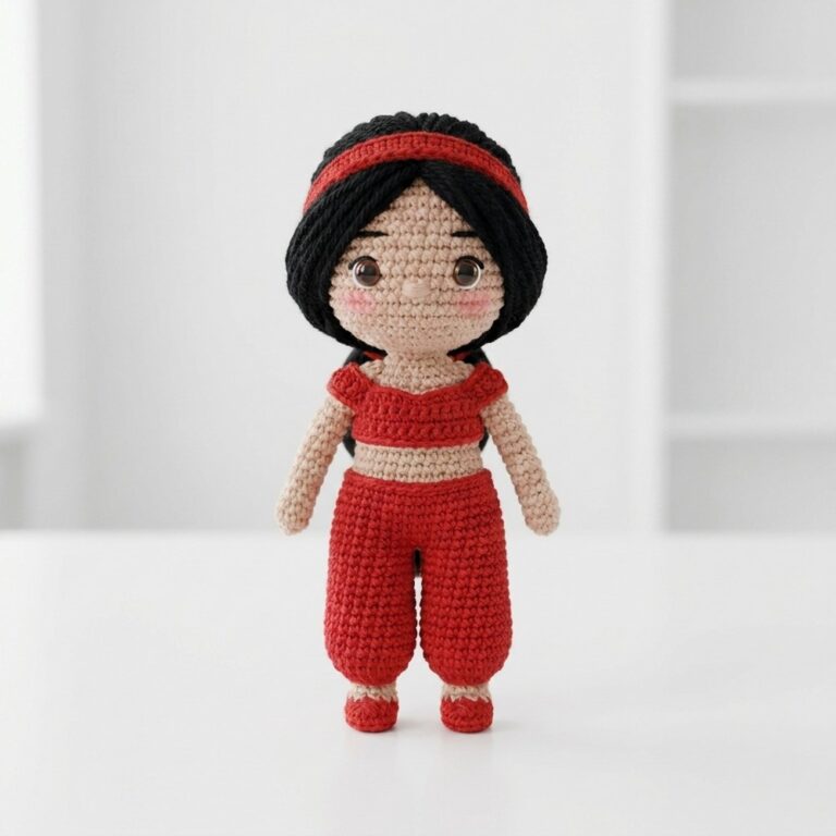 AMIGURUMI PRINCESS JASMINE 11