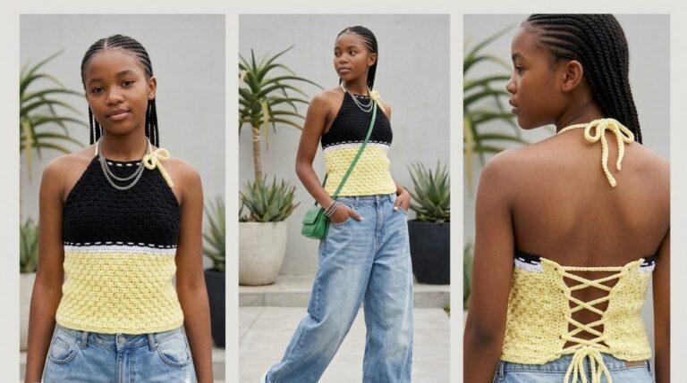 Crochet Halter Top Tutorial 2