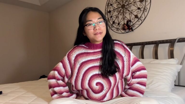 Crochet Spiral Sweater Tutorial 3