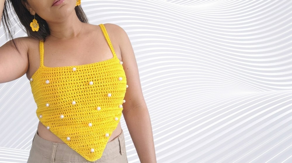 Crochet Style Cropped Top Pattern 3