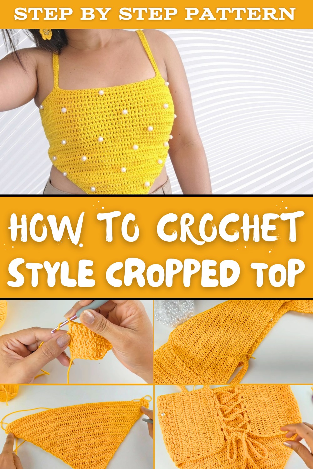 Crochet Style Cropped Top Pattern