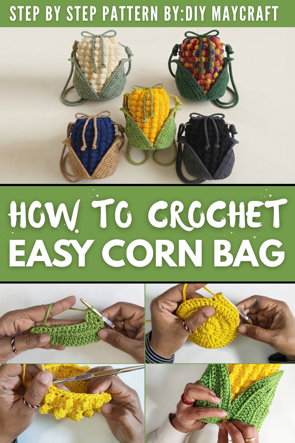 Crochet Corn Bag Pattern