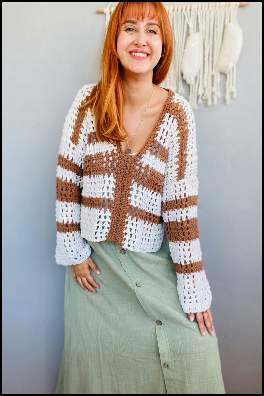 Crochet Handmade Cardigan Pattern 2