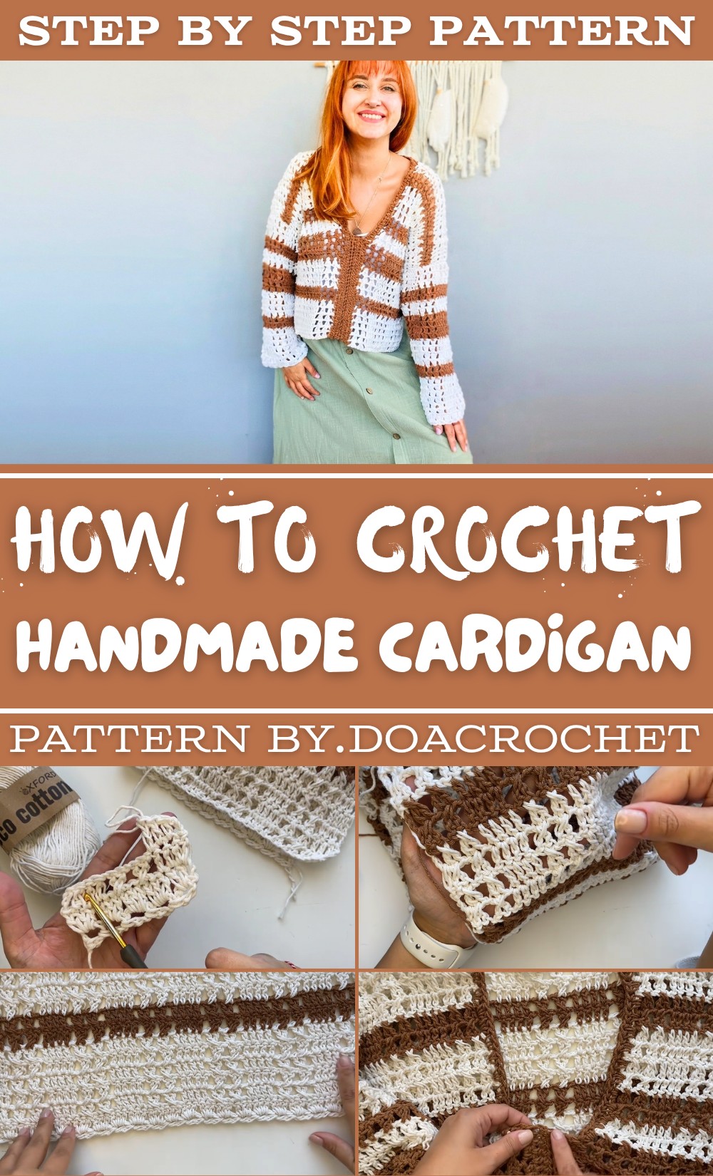 Crochet Handmade Cardigan Pattern