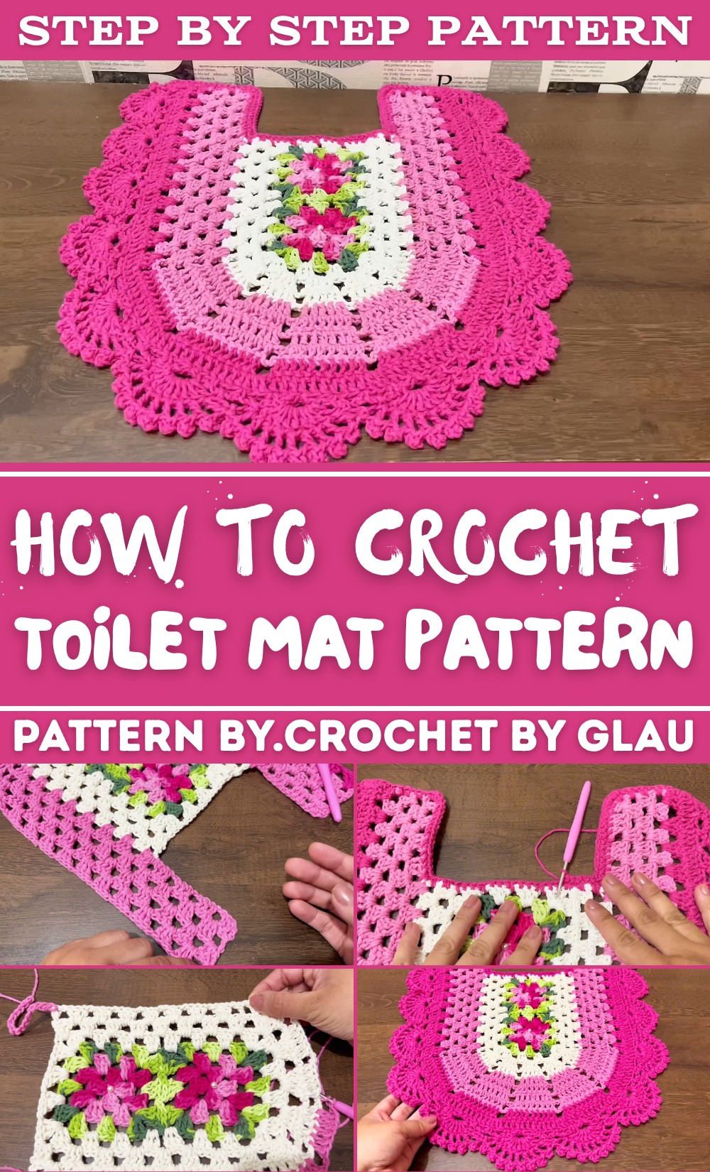 Crochet Toilet Mat Pattern
