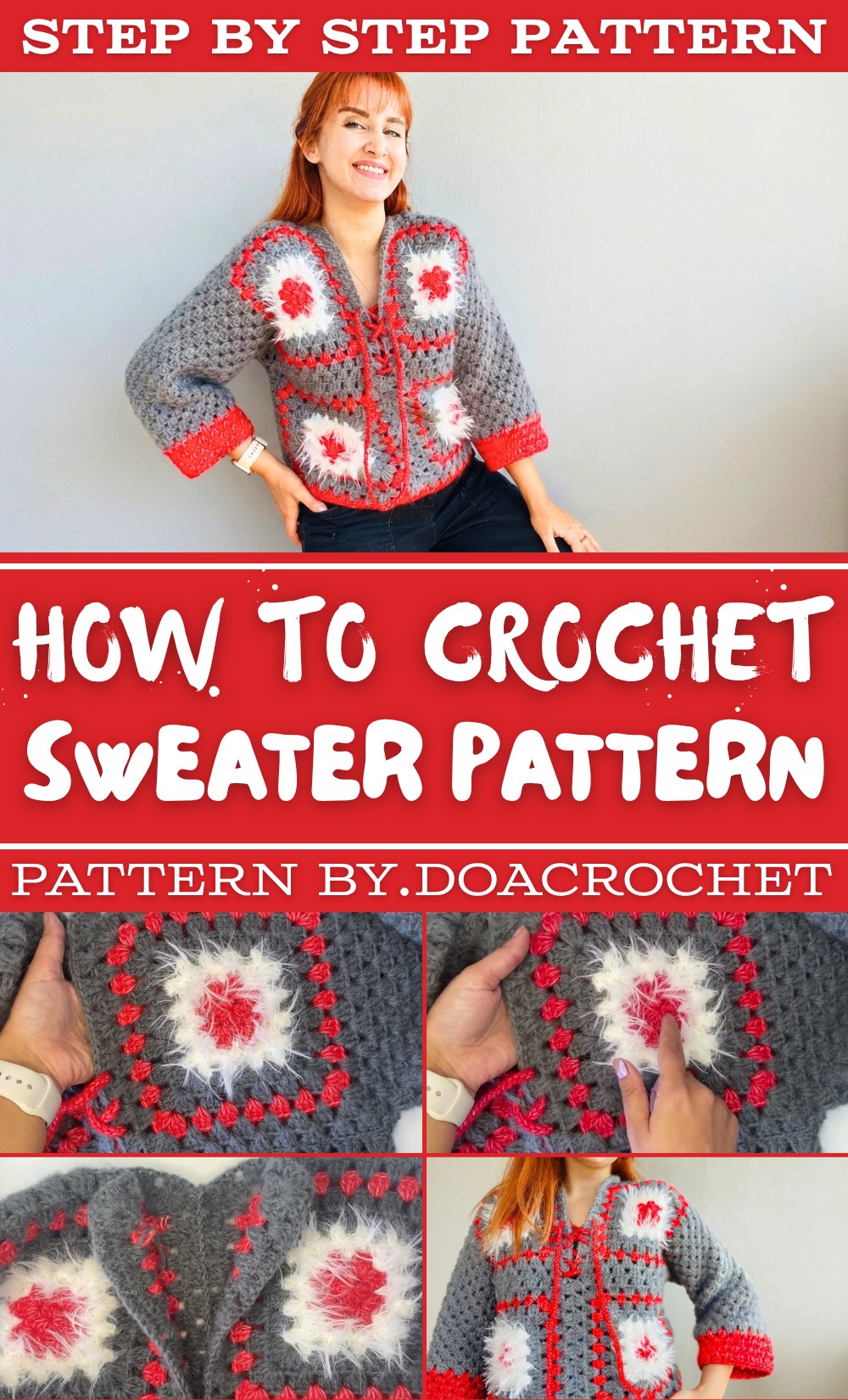 Easy Crochet Sweater Pattern