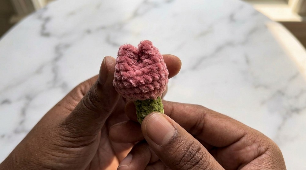 Colorful Love Bear Crochet Tutorial 8