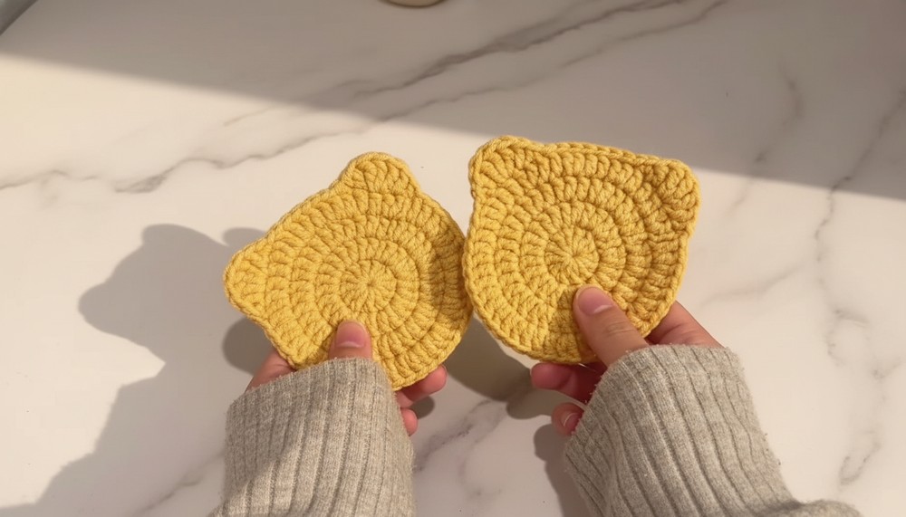 Crochet Bear Coaster Pattern 2