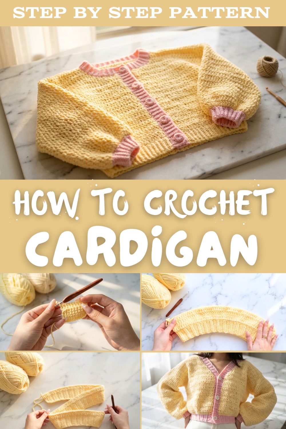 Crochet Cardigan Pattern 1