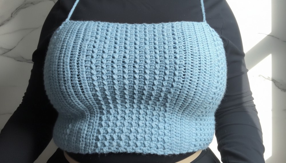 Crochet Easy Plus-size Crop Top Pattern 3