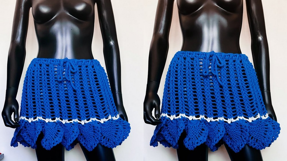 Crochet Pineapple Skirt Tutorial 1
