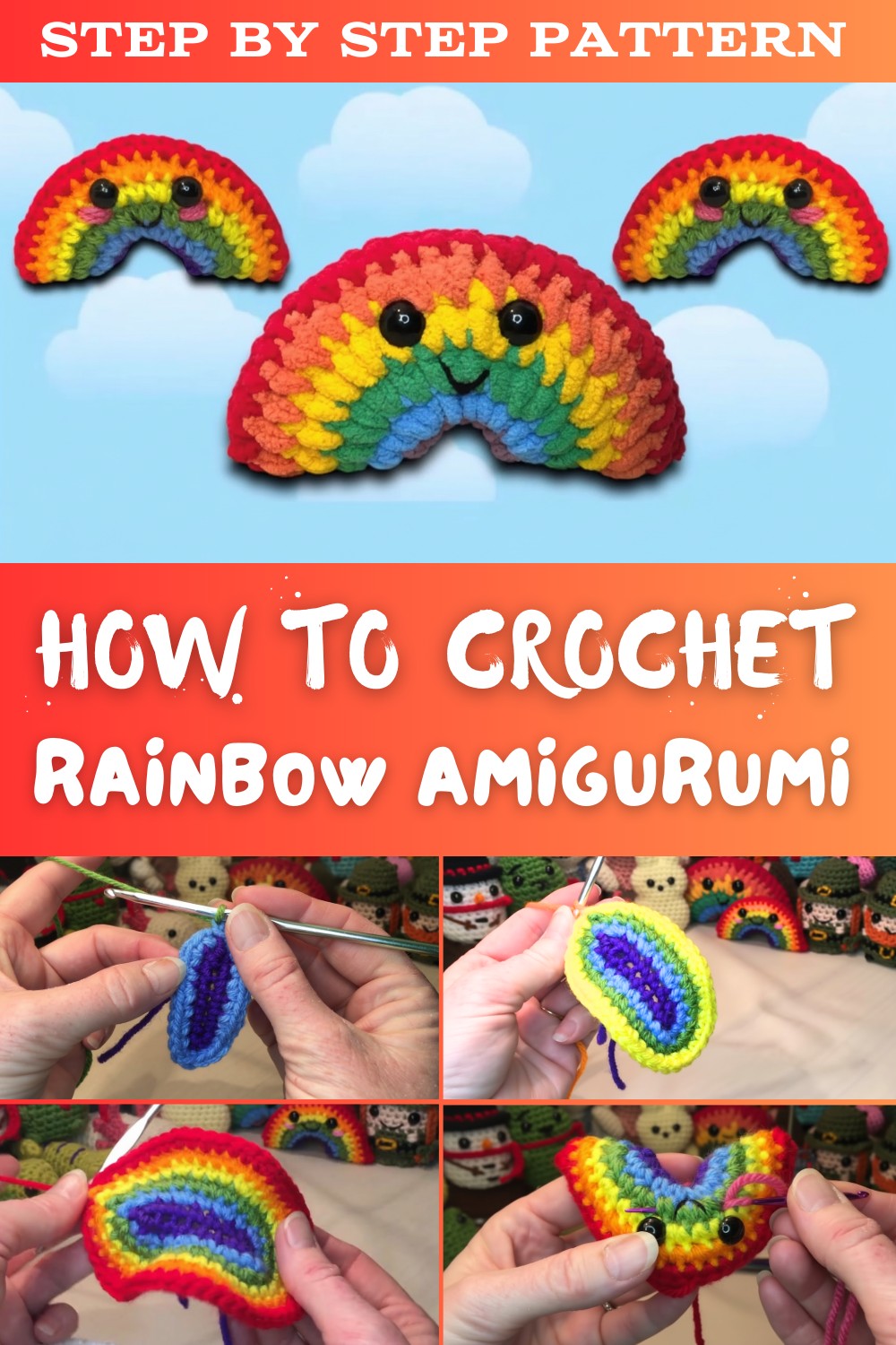 Crochet Rainbow Amigurumi