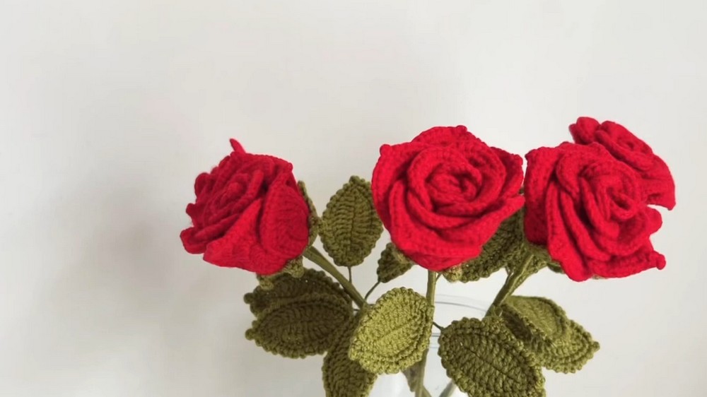 Crochet Rose Flower Pattern 2