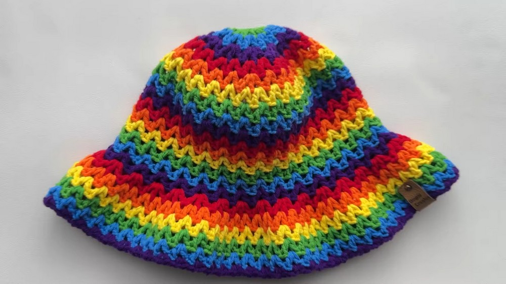 Crochet V- Stitch Bucket Hat 3