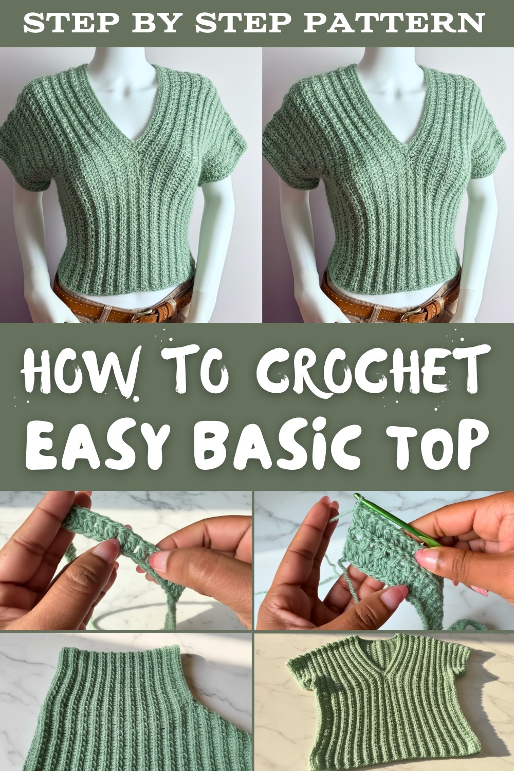 Easy Crochet Basic Top Pattern