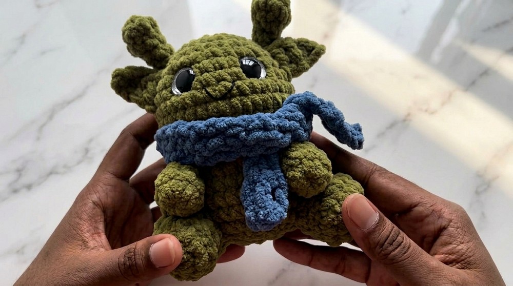 How to Crochet Cute & Friendly Baby Alien (10)