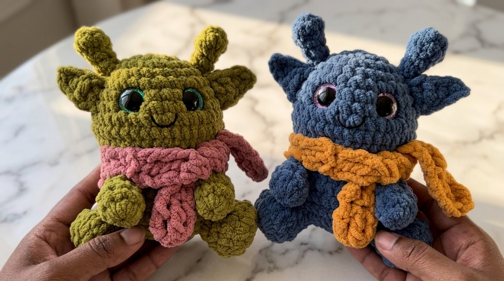How to Crochet Cute & Friendly Baby Alien (11)