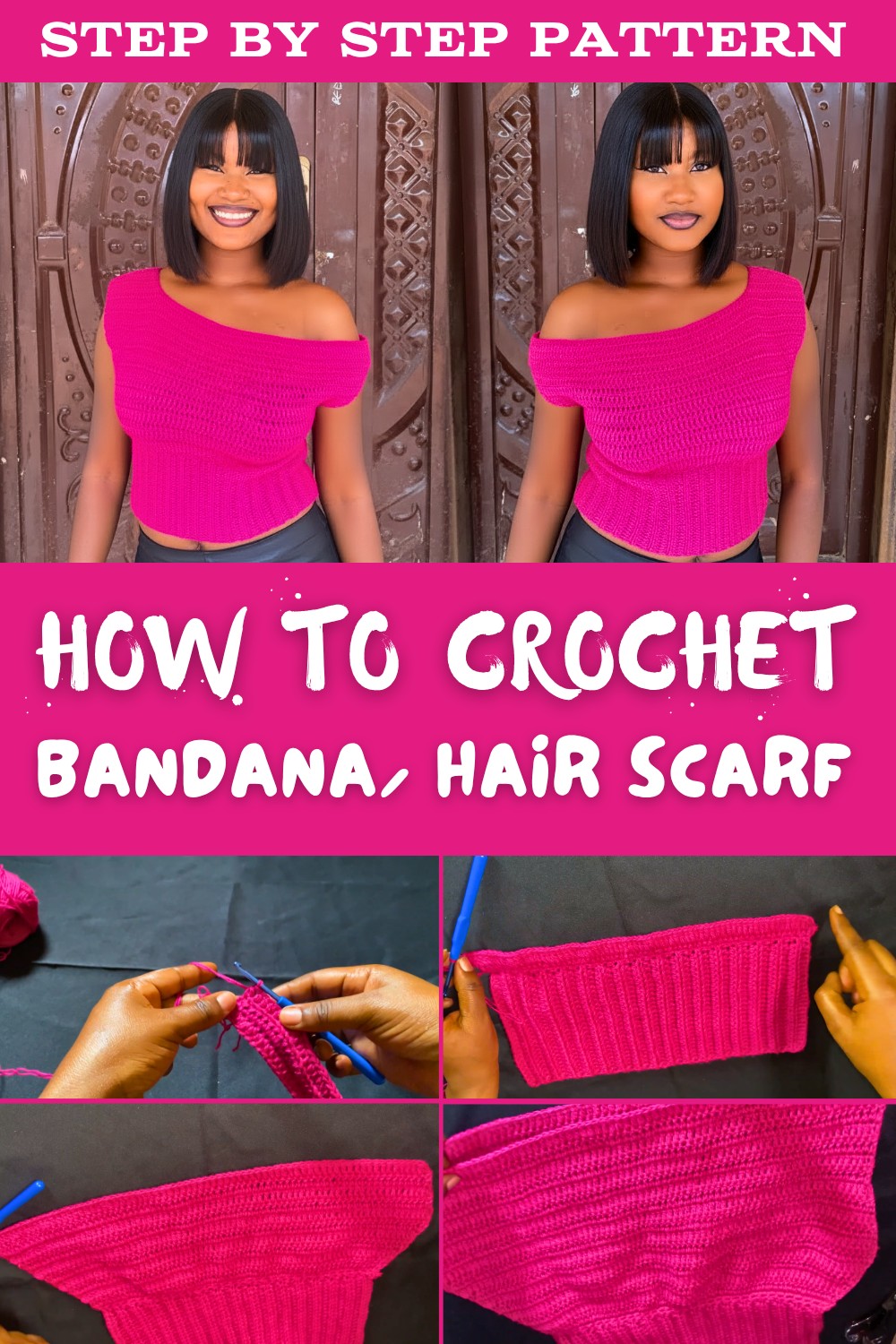 Crochet Asymmetrical Top Tutorial