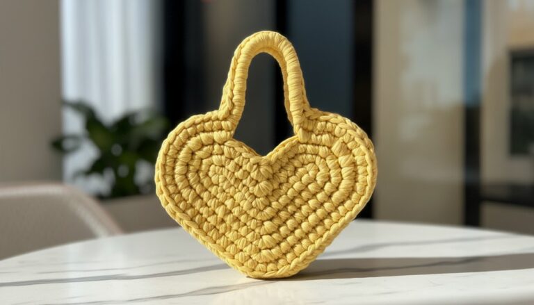 Crochet Love Handbag Pattern 1