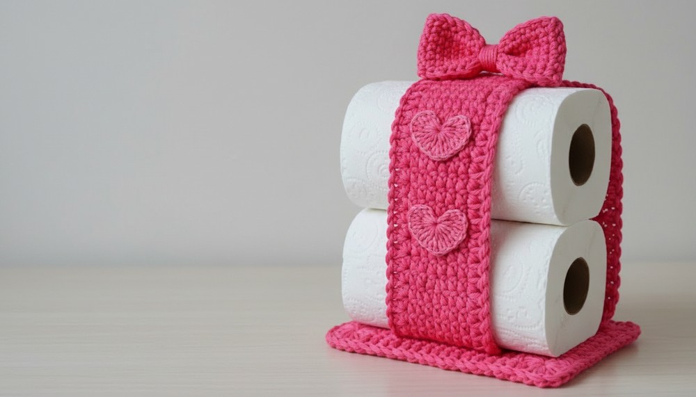 Crochet Paper Towel Holder Tutorial 2