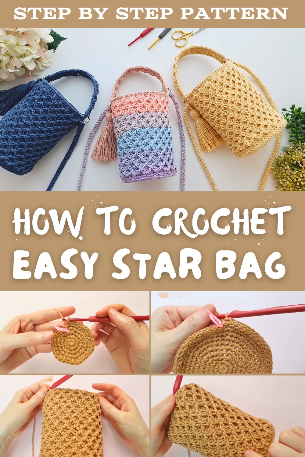Crochet Star Bag Pattern