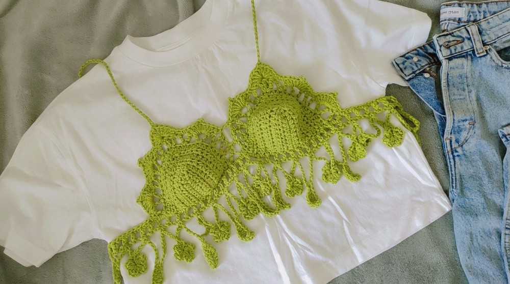 Crochet Summer Bralette Pattern 2