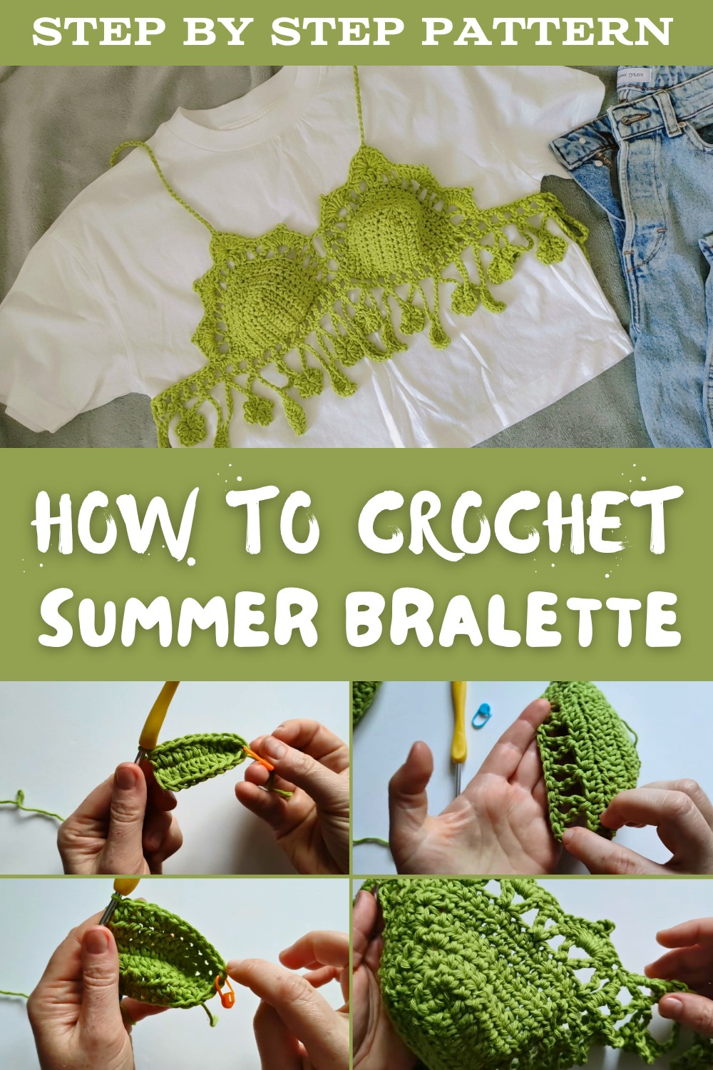 Crochet Summer Bralette Pattern