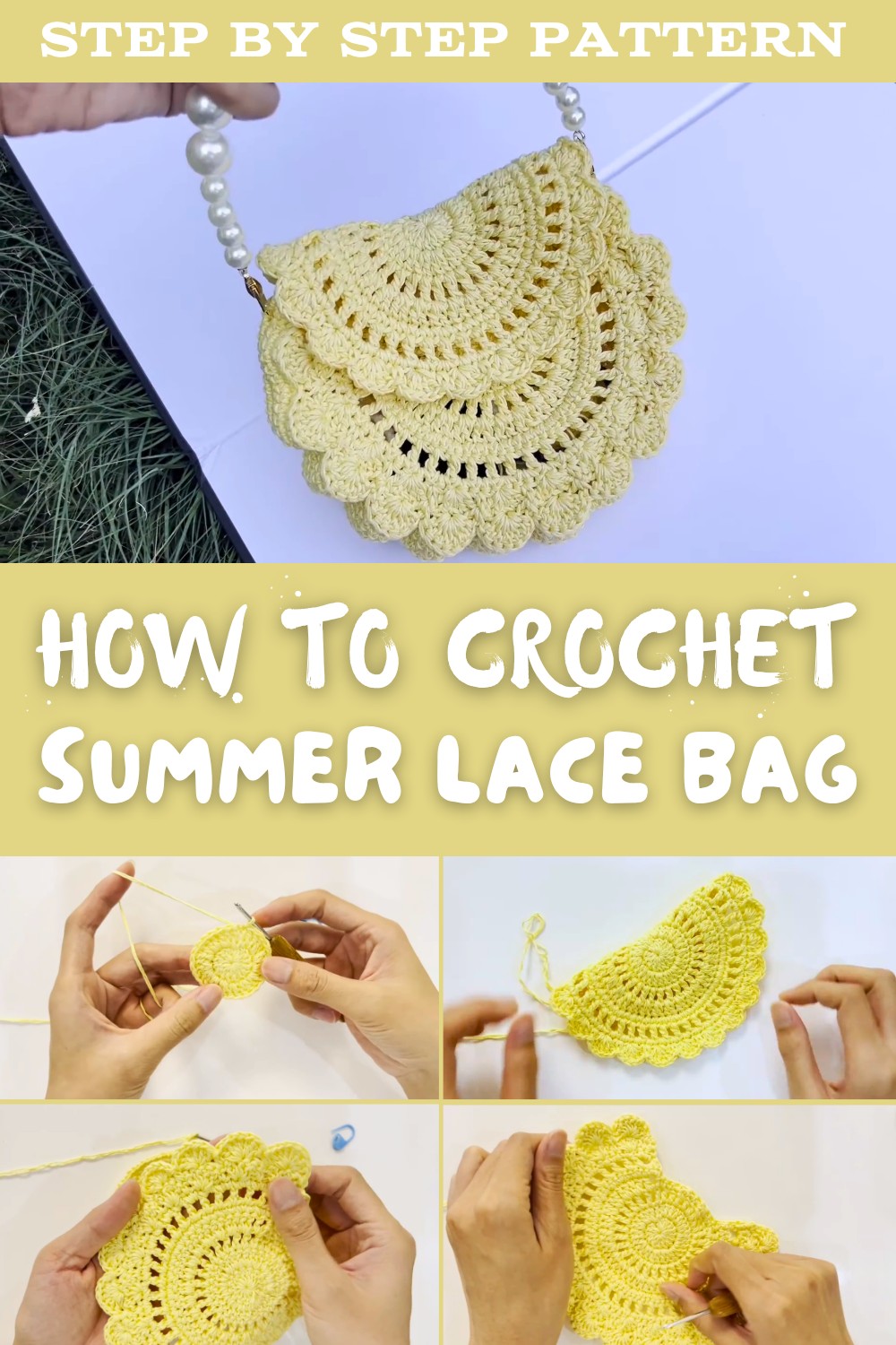 Crochet Summer Lace Bag Pattern