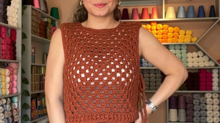 Crochet Vest Step By Step Pattern 3