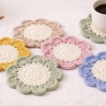 Crochete Flower Coaster Pattern 2