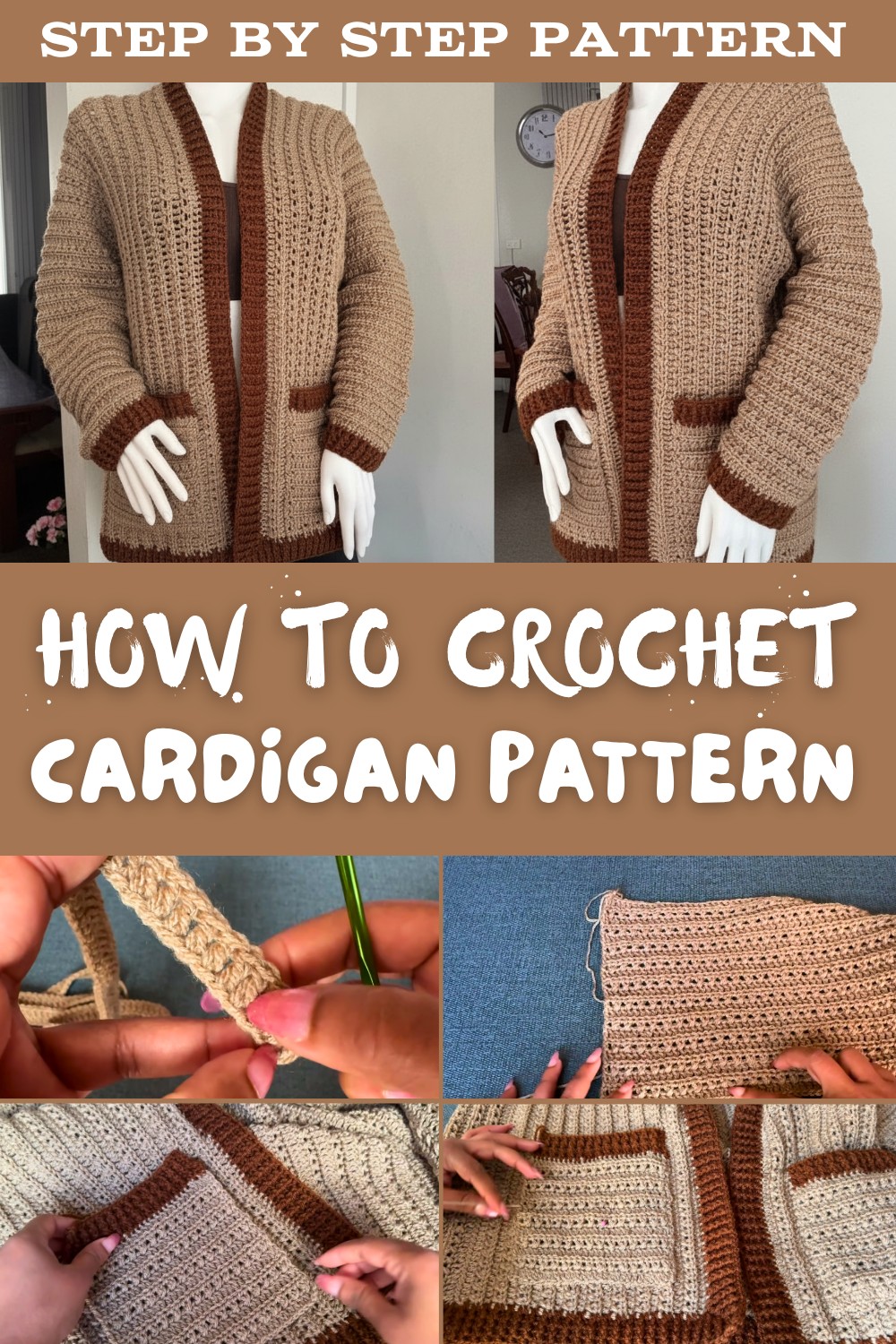 Easy Crochet Cardigan Pattern