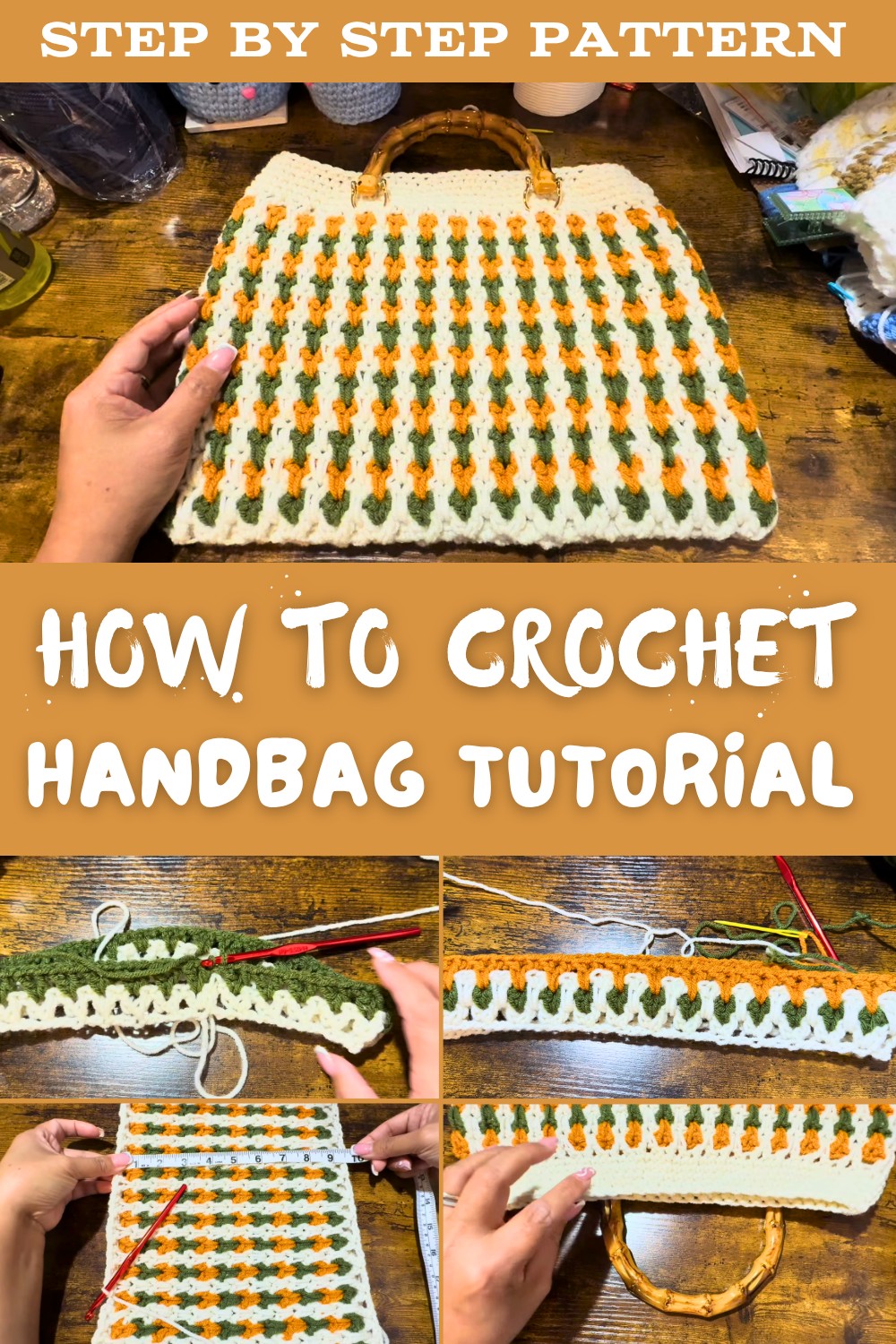 Easy Crochet Handbag Tutorial