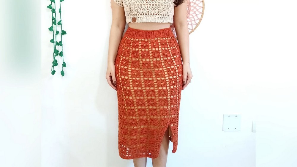 Easy Crochet Skirt Pattern 2