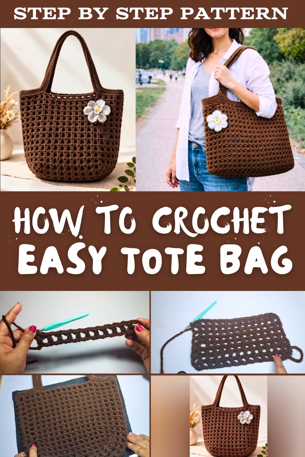 Easy Crochet Tote Bag Pattern
