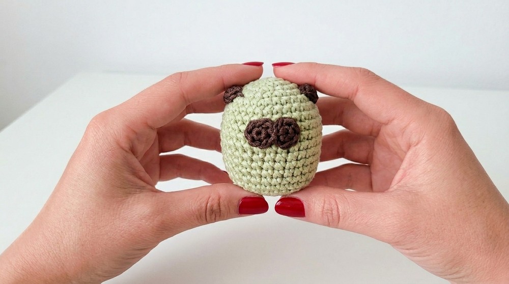 Adorable Crochet Pug Puppy 🐾 Easy Tutorial 8