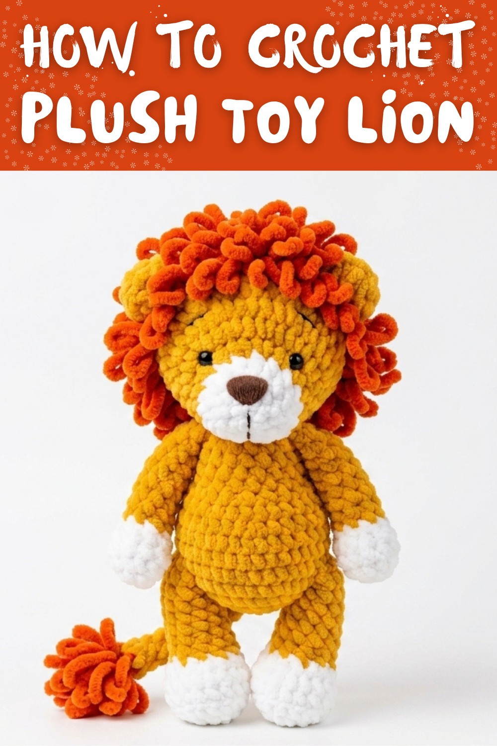 CROCHET LION TUTORIAL AMIGURUMI LION PATTERN