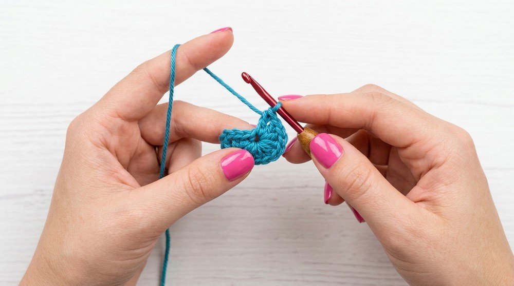Crochet flower