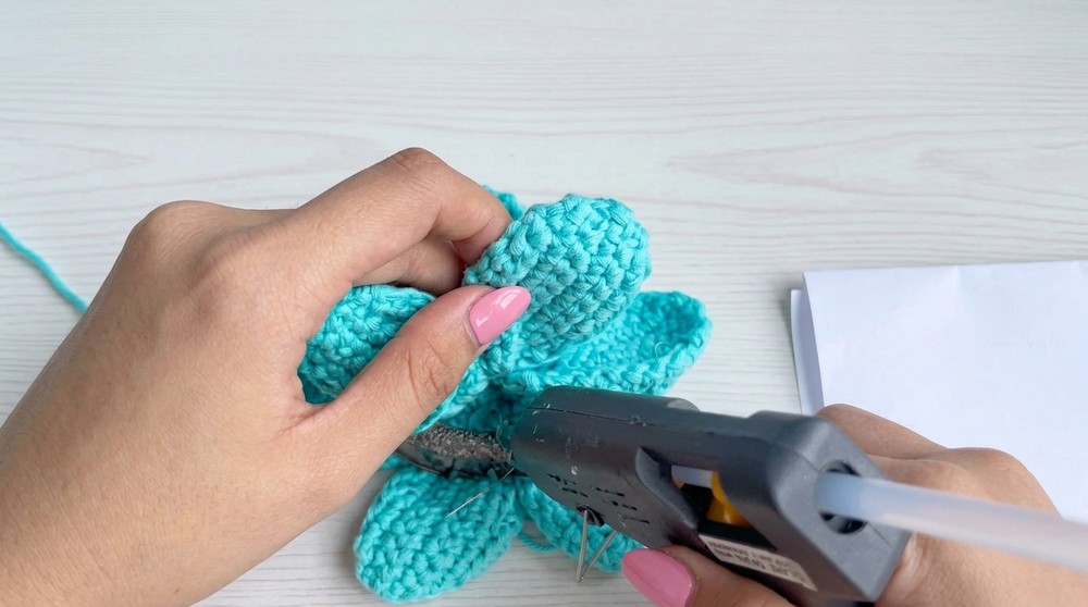 Crochet Flower Hair Claw