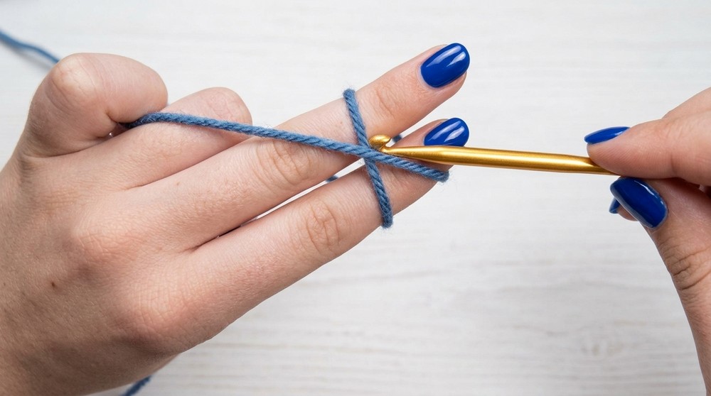 How to Crochet a Flower Keychain for Beginners