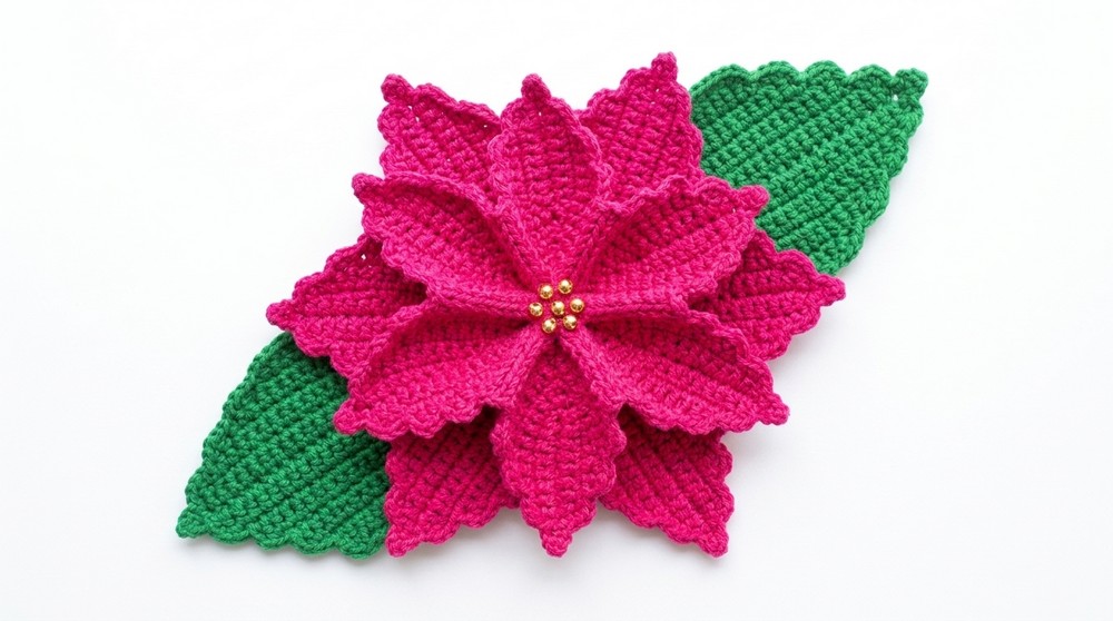 Christmas Flower in Crochet 2
