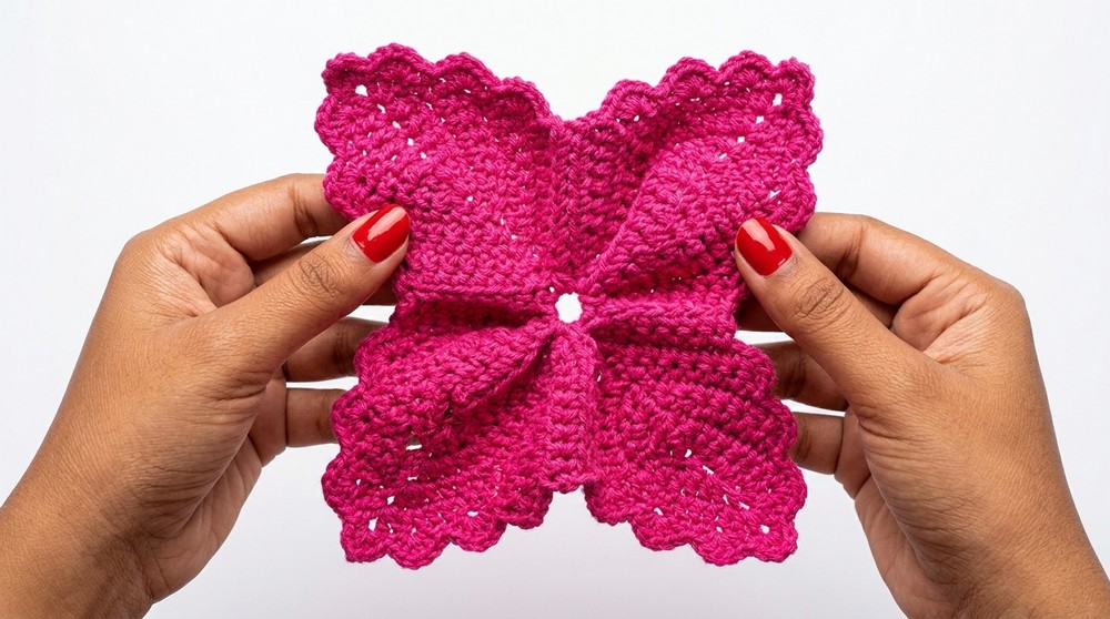 Christmas Flower in Crochet 6