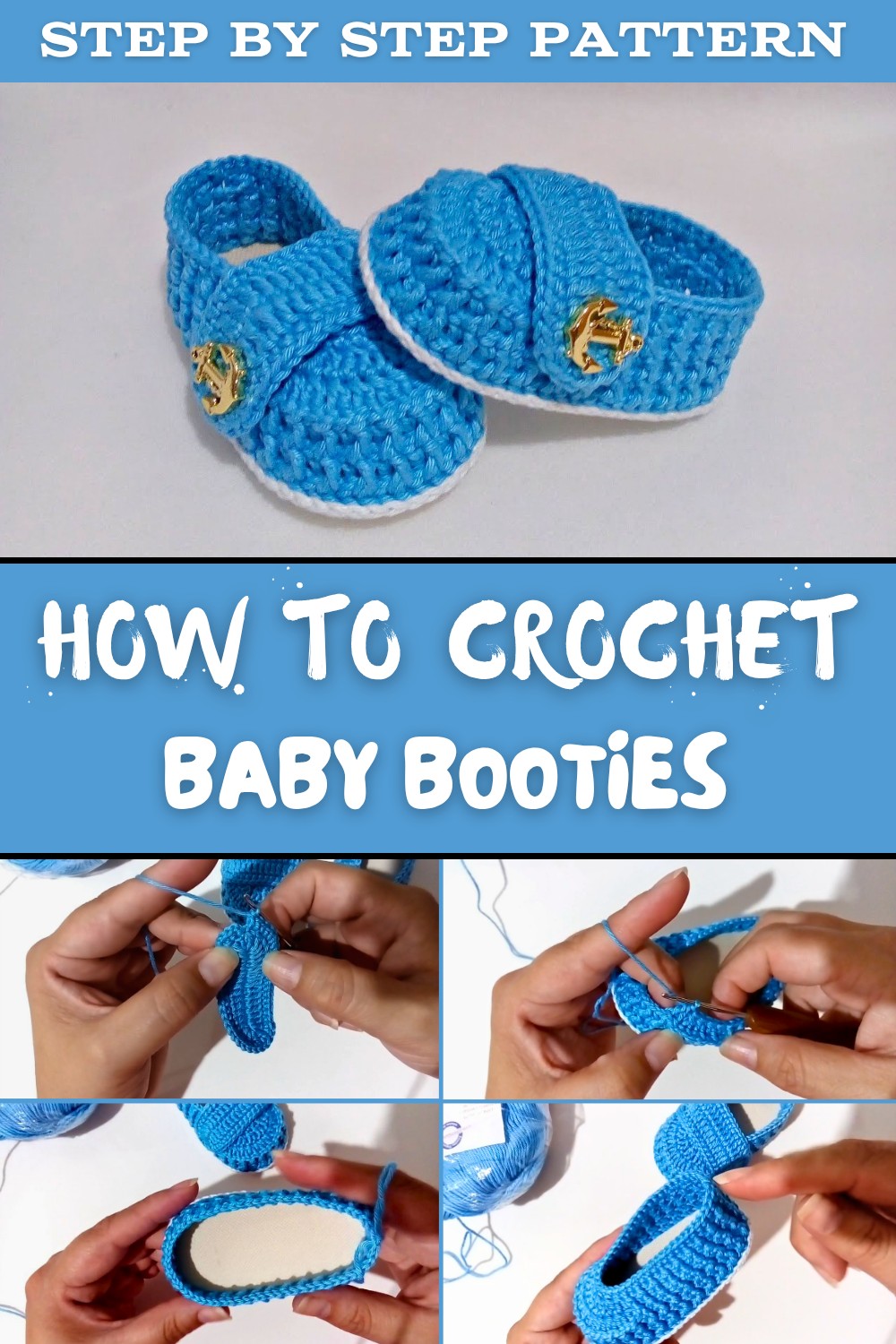 Crochet Baby Booties For Boys Pattern